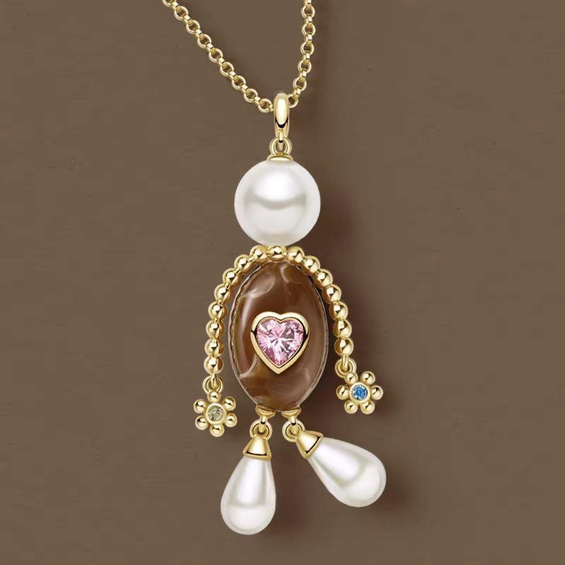 Colorful Resin Charm Necklace