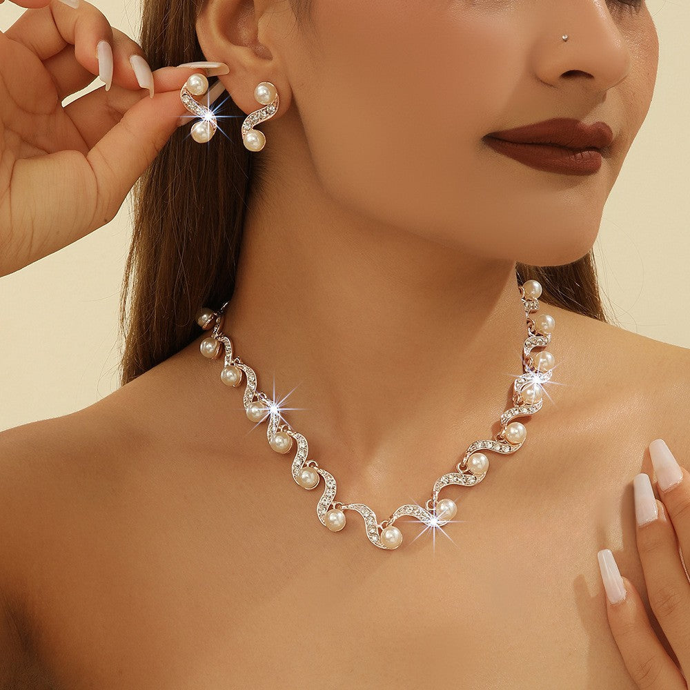 Pearl Wave Jewelry Set