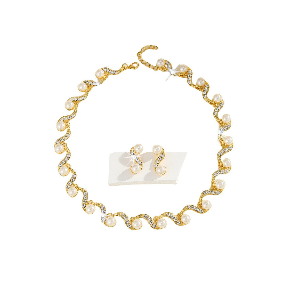 Pearl Wave Jewelry Set