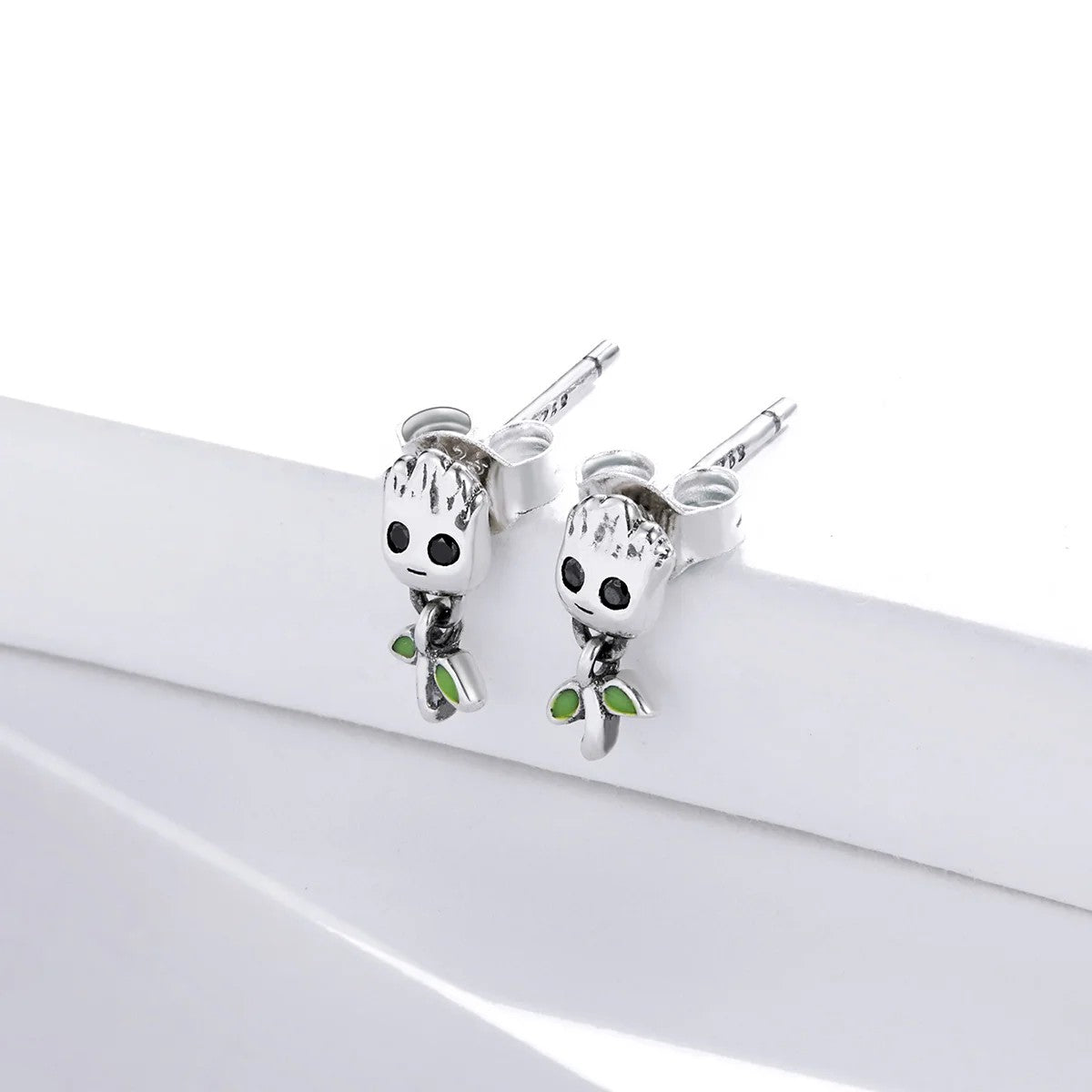 Green Sprout Drop Earrings