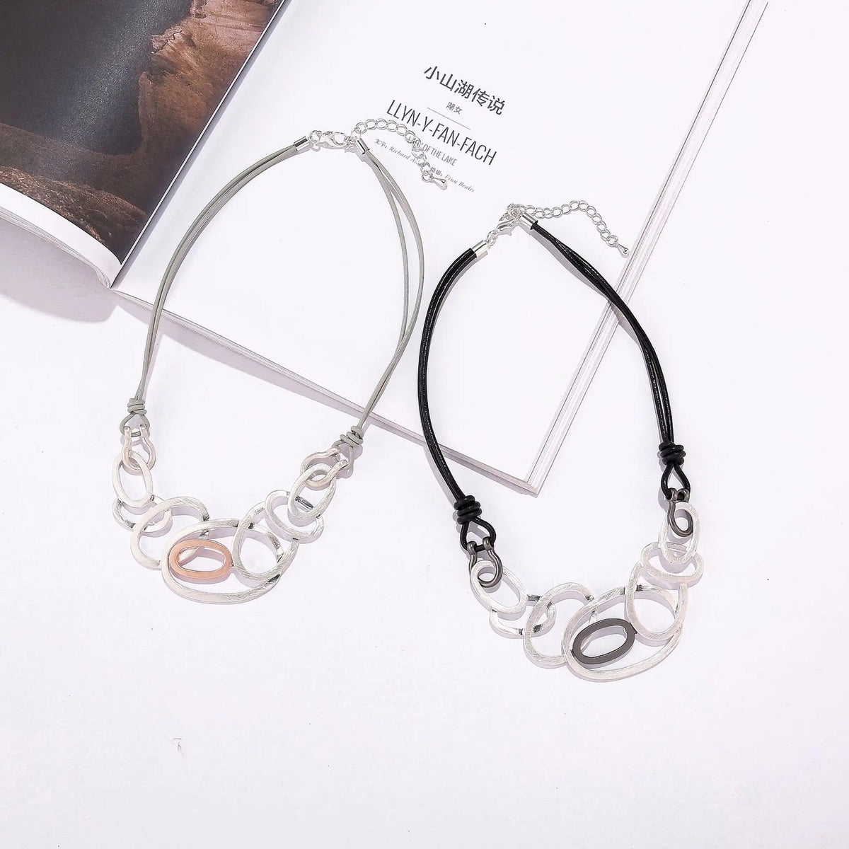 Interlocking Oval Cord Choker