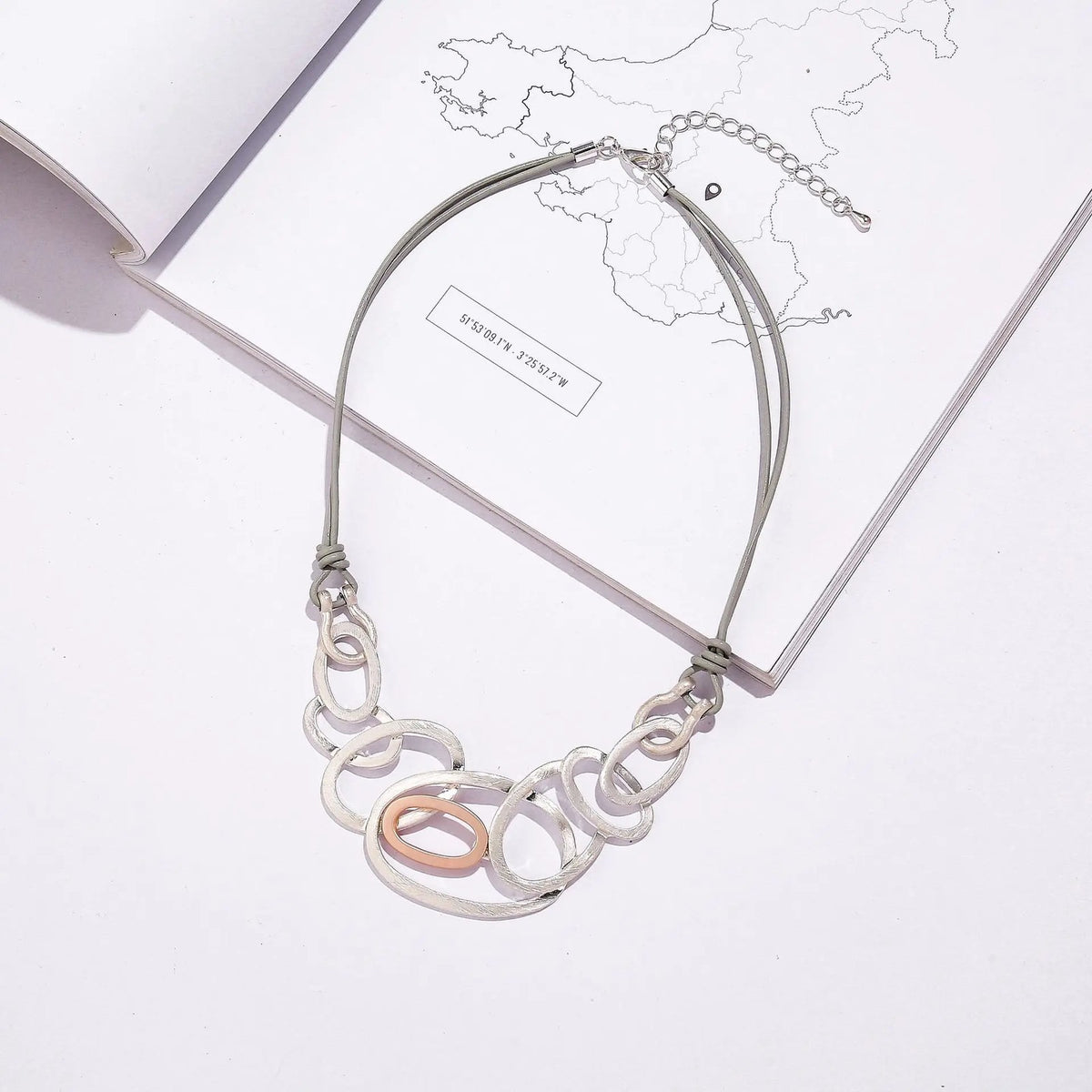 Interlocking Oval Cord Choker