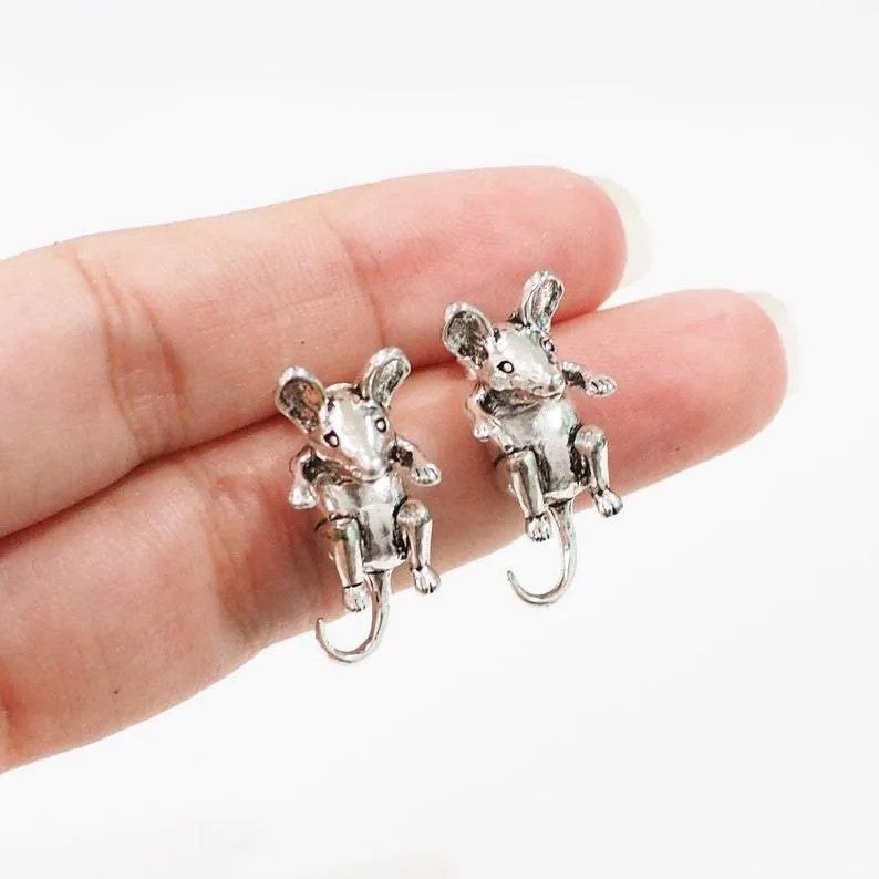 Mouse Drop Earring