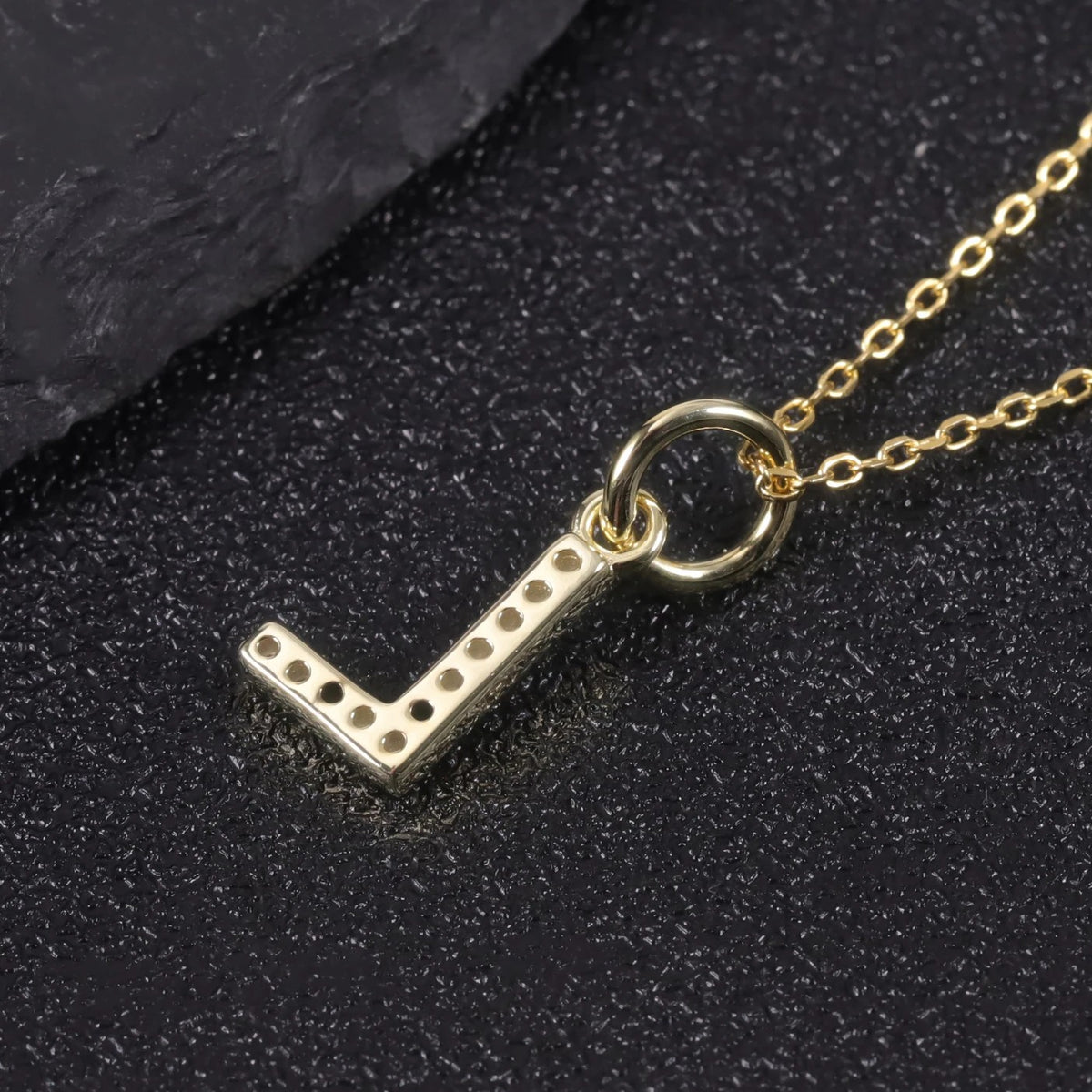 Crystal Letter L Pendant