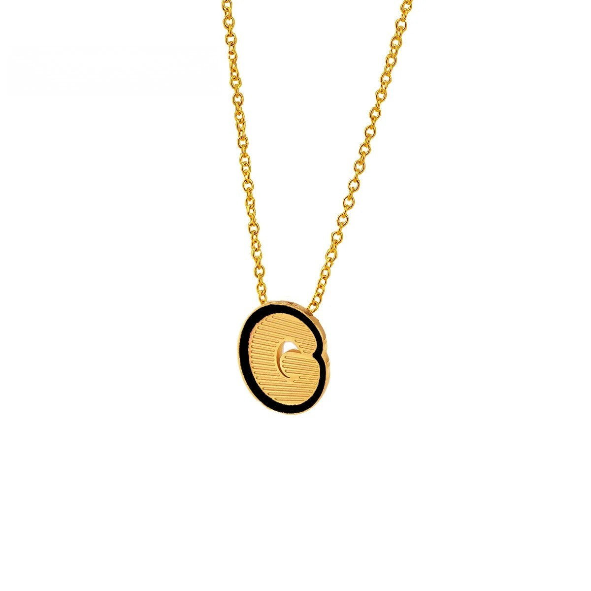 Initial Letter Pendant Necklace