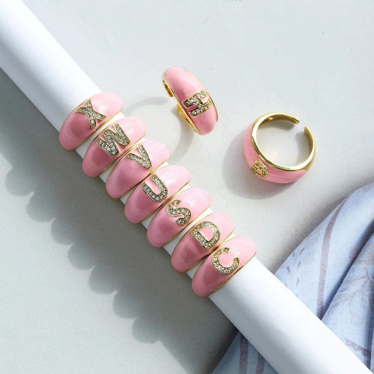 Enamel Initial Ring