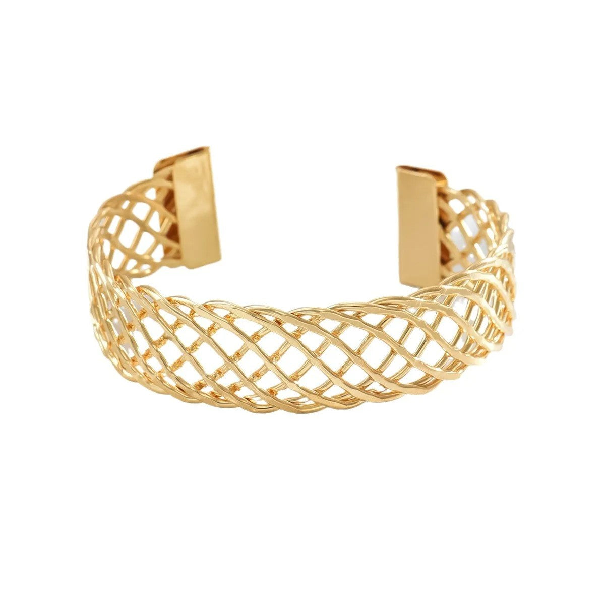 Lattice Cuff Bracelet