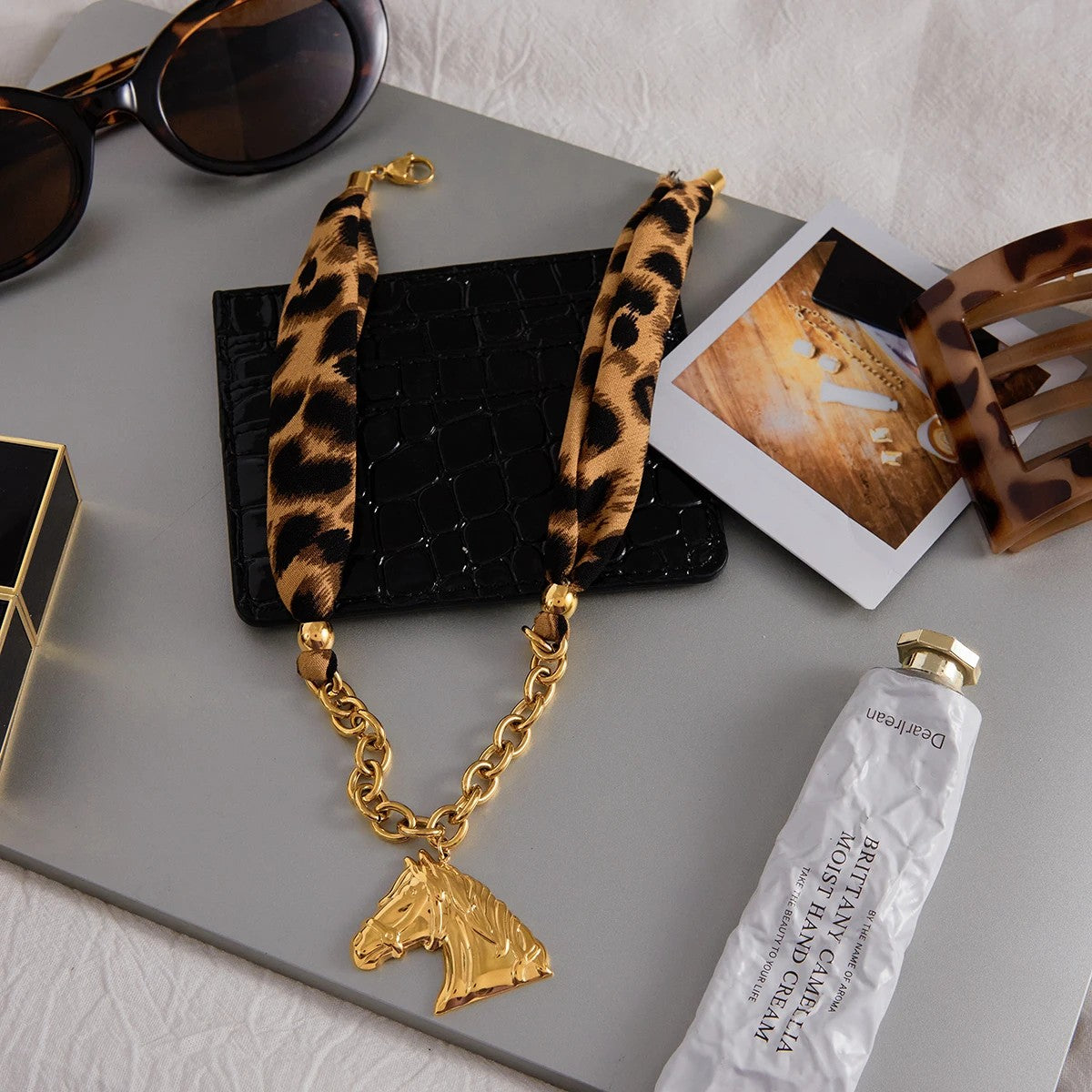 Horse Head Pendant Necklace