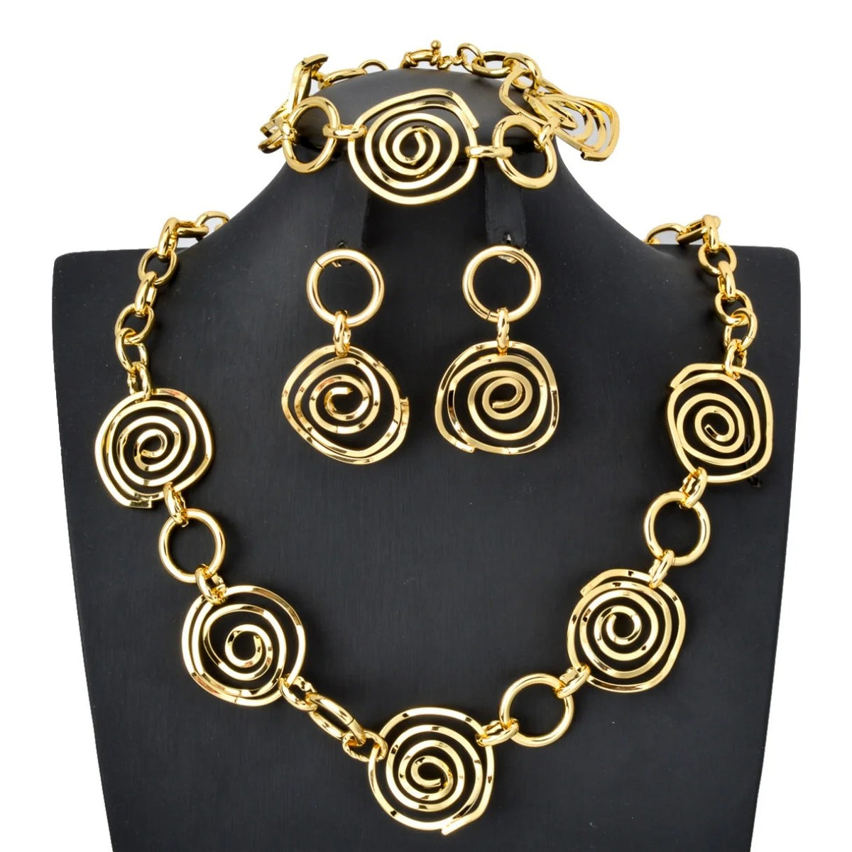Spiral Link Jewelry Set