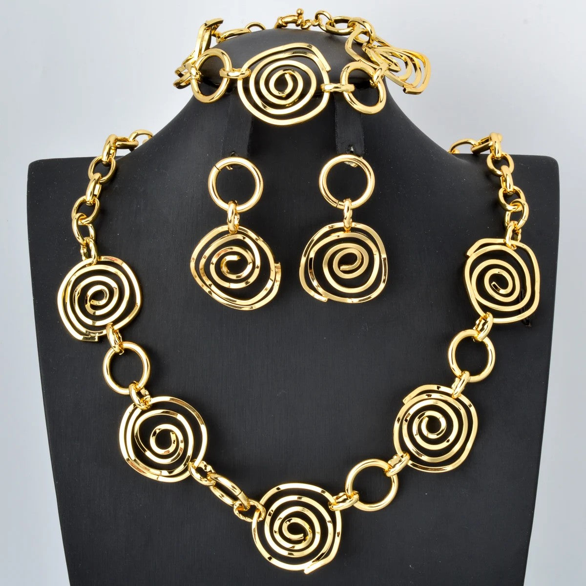 Spiral Link Jewelry Set
