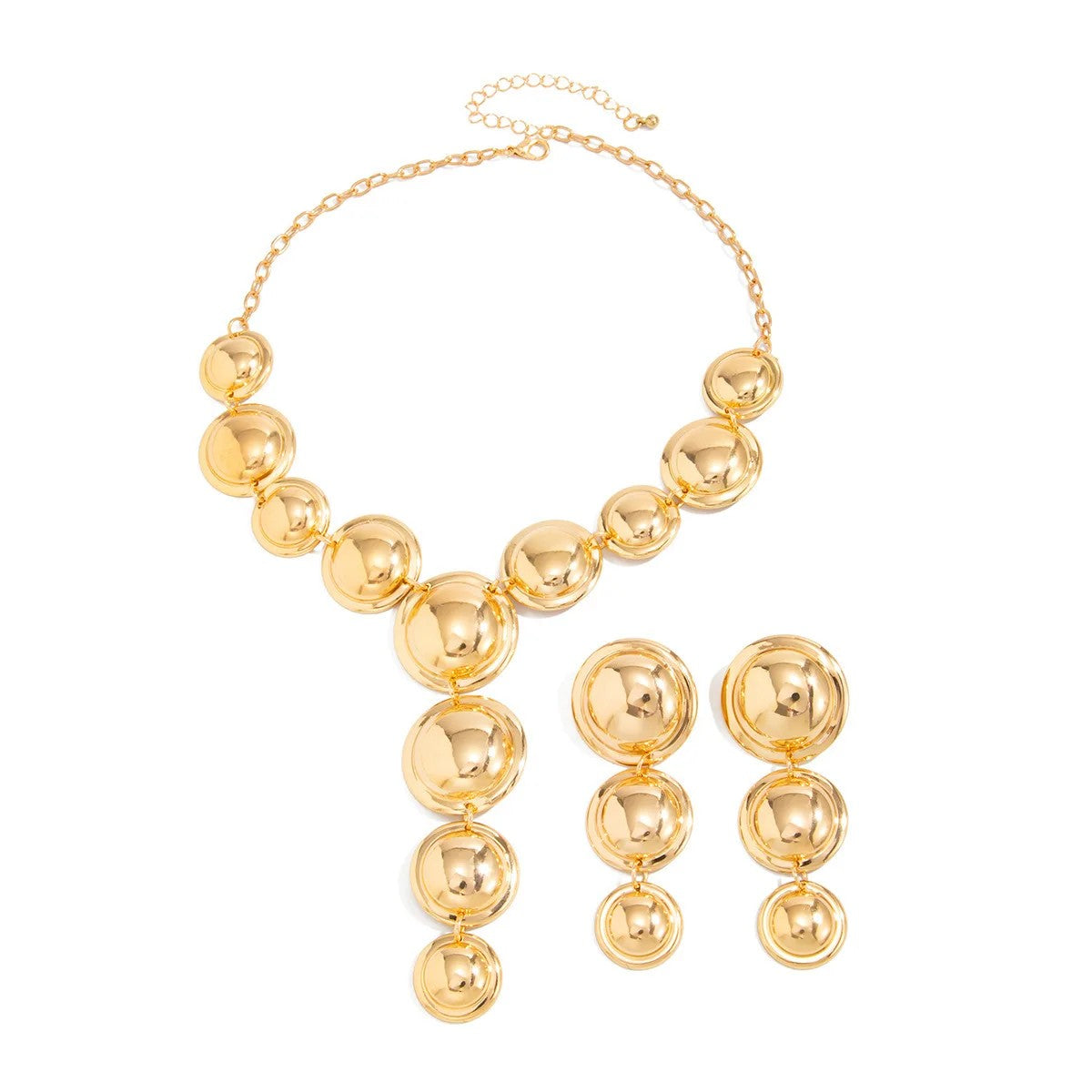 Dome Necklace & Earring Set