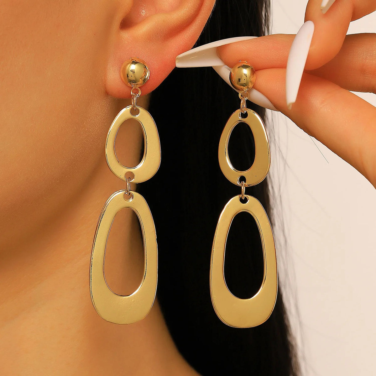 Open Oval Link Jewelry Set