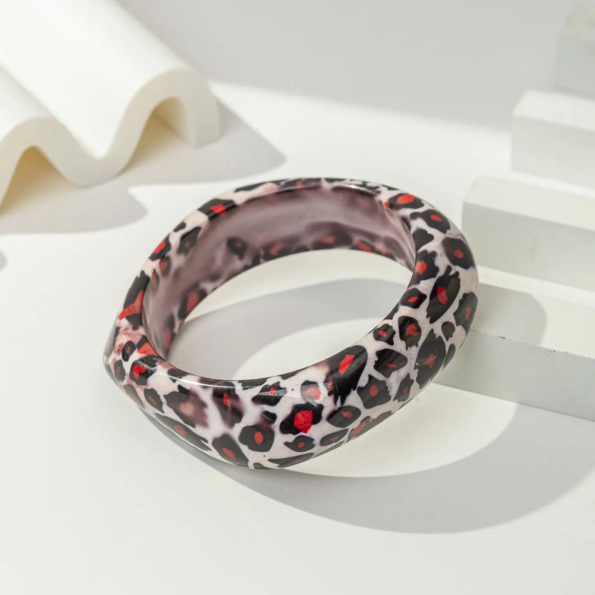 Animal Print Bangle Set