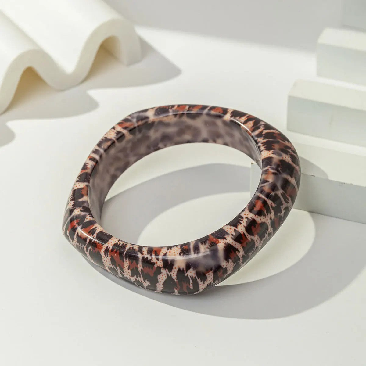 Animal Print Bangle Set