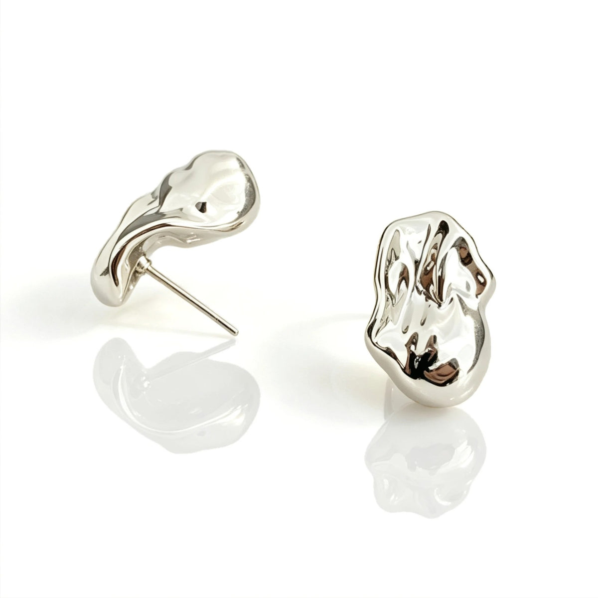 Irregular Polished Stud Earrings