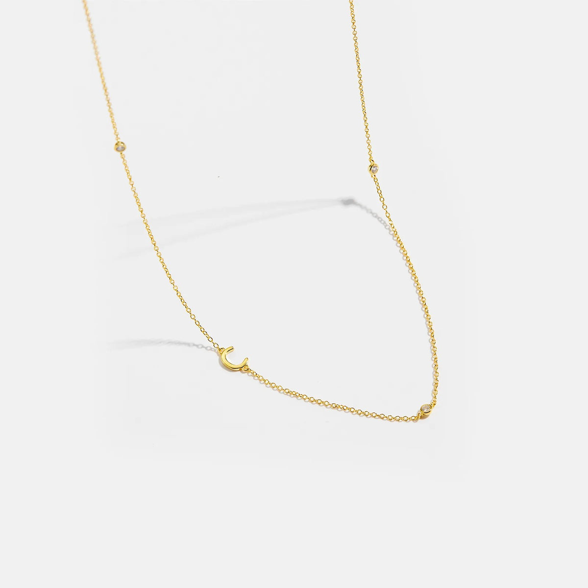 Minimalist Letter Initial Necklace