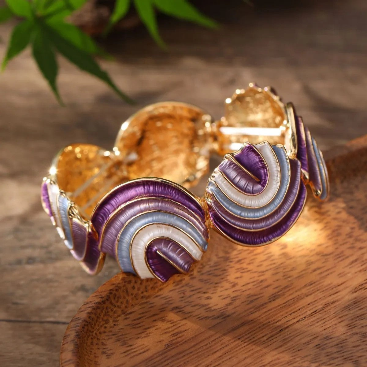 Colorful Shell Bangle