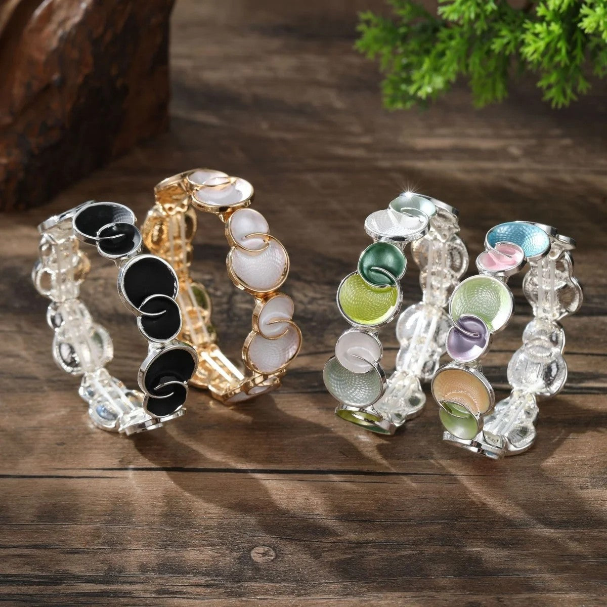 Colorful Gourd Link Bracelet