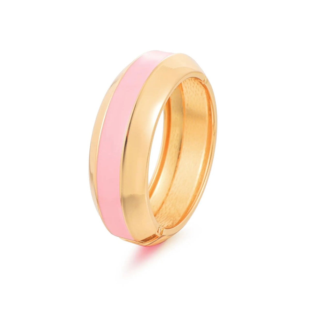 Colorful Enamel Hinged Bangle
