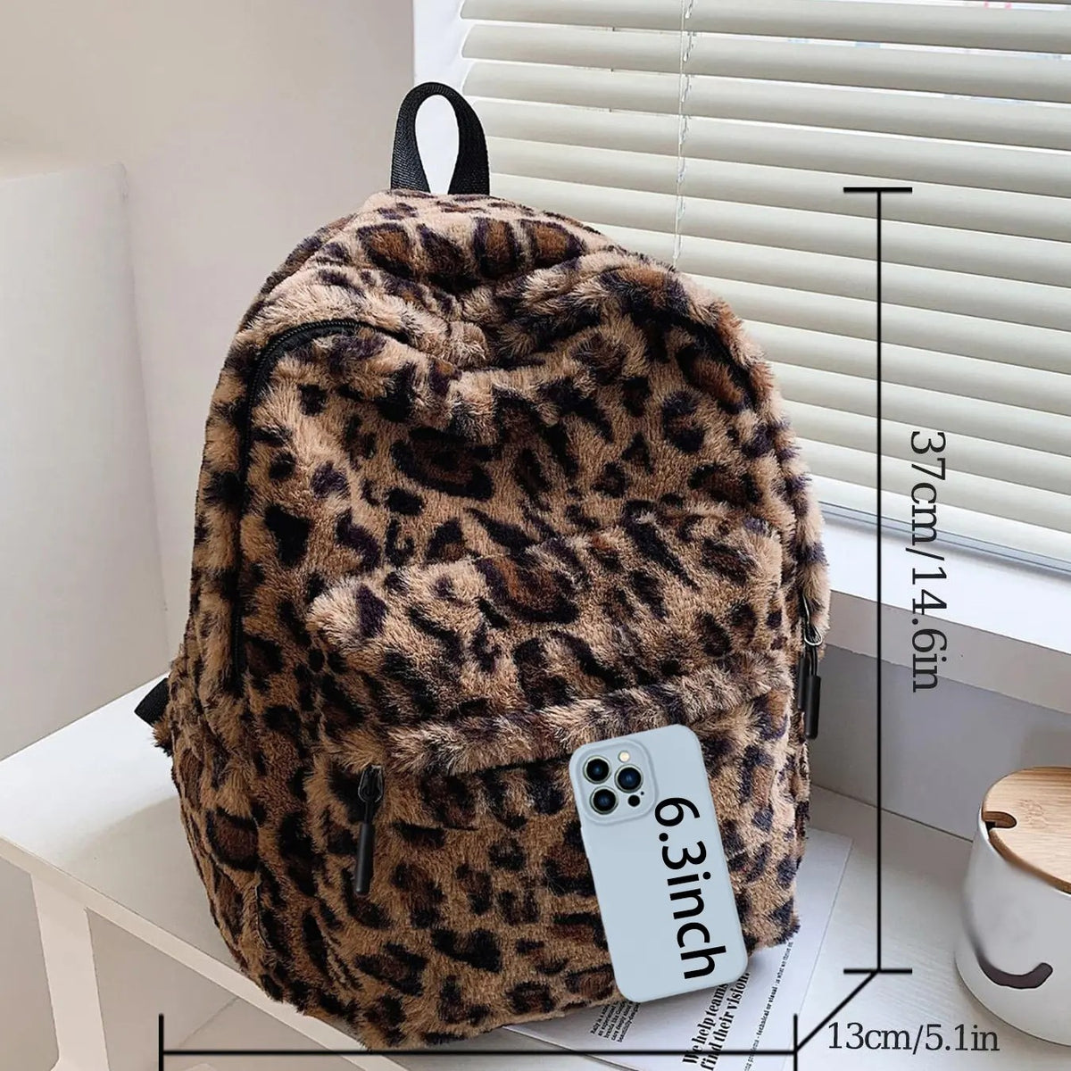 Fluffy Faux Fur Backpack