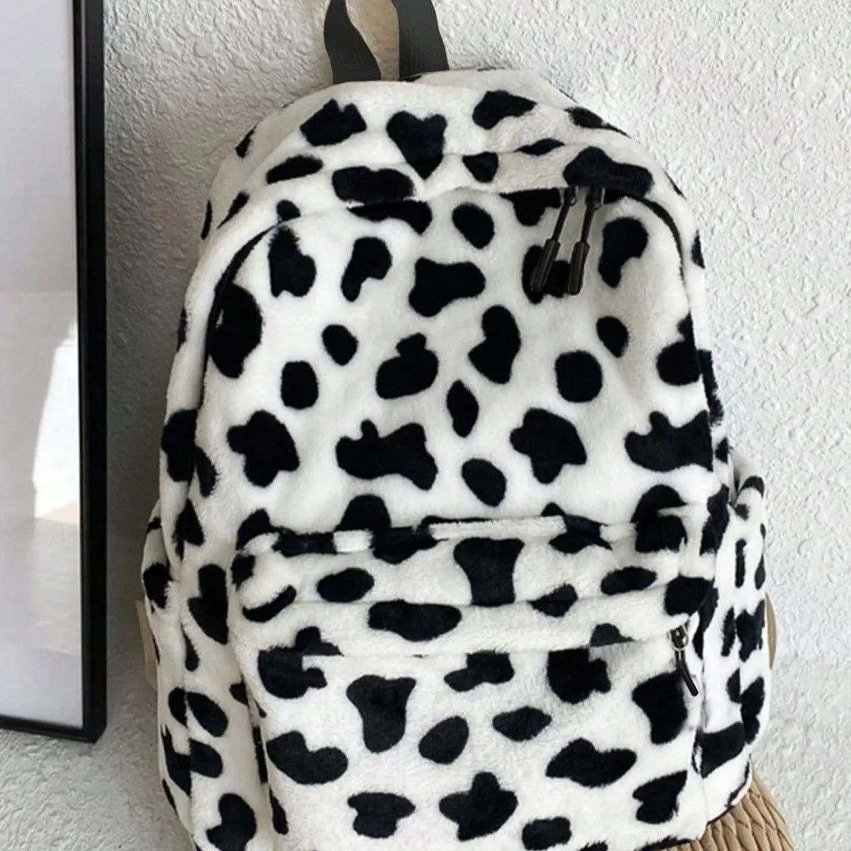 Fluffy Faux Fur Backpack