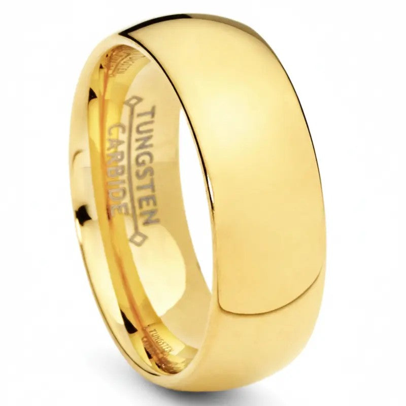Polished Dome Tungsten Ring