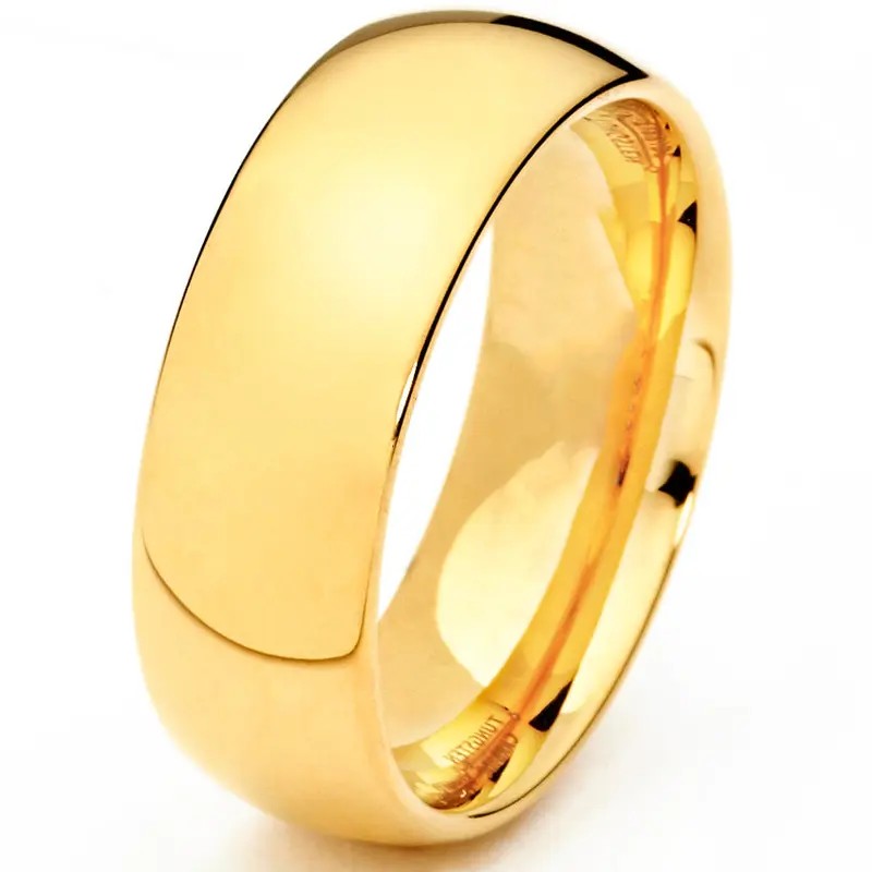 Polished Dome Tungsten Ring