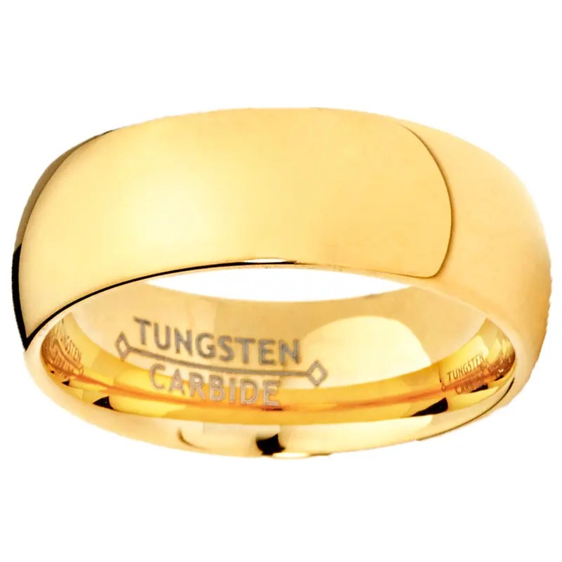 Polished Dome Tungsten Ring
