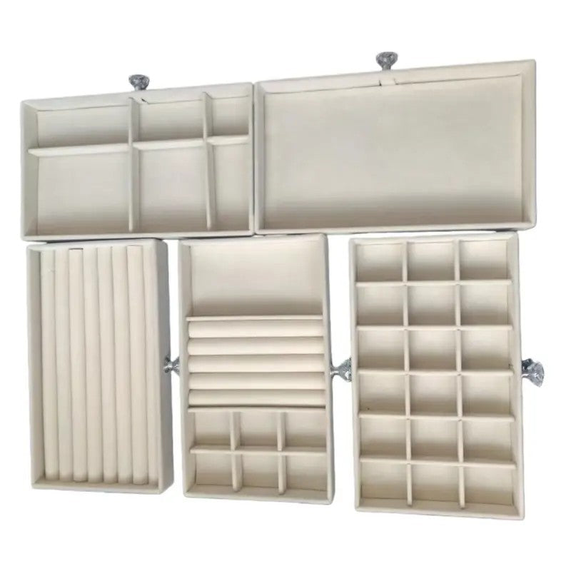 Stackable Velvet Jewelry Organizer