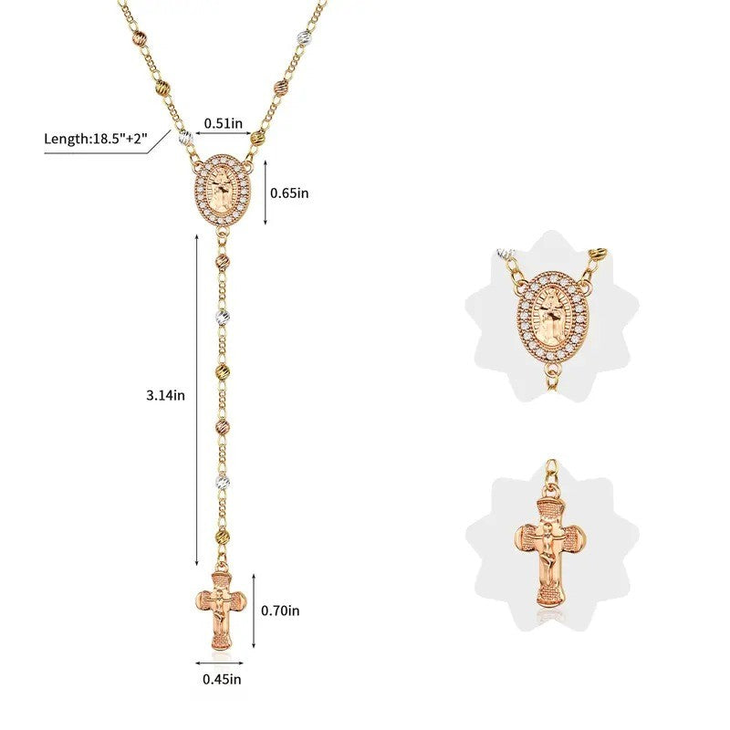 Virgin Mary Y-Pendant