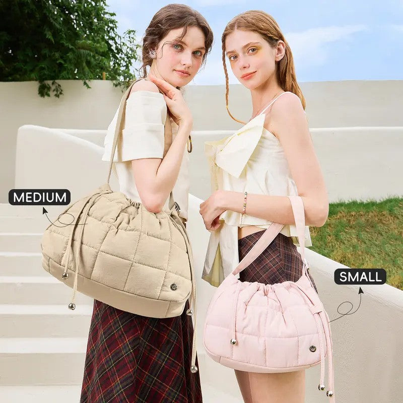 Quilted Puffer Shoulder Bag