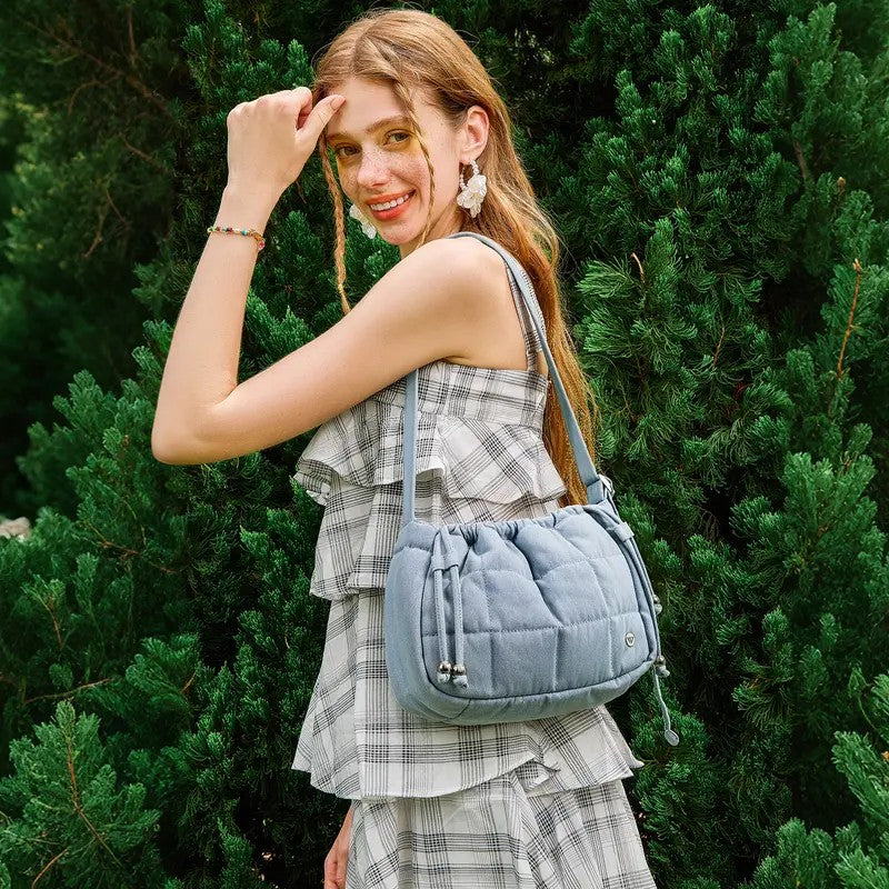 Quilted Puffer Shoulder Bag