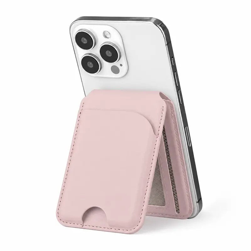 Magnetic Leather Card Wallet