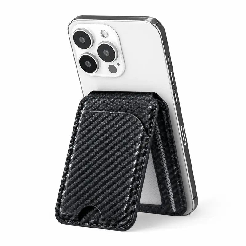 Magnetic Leather Card Wallet