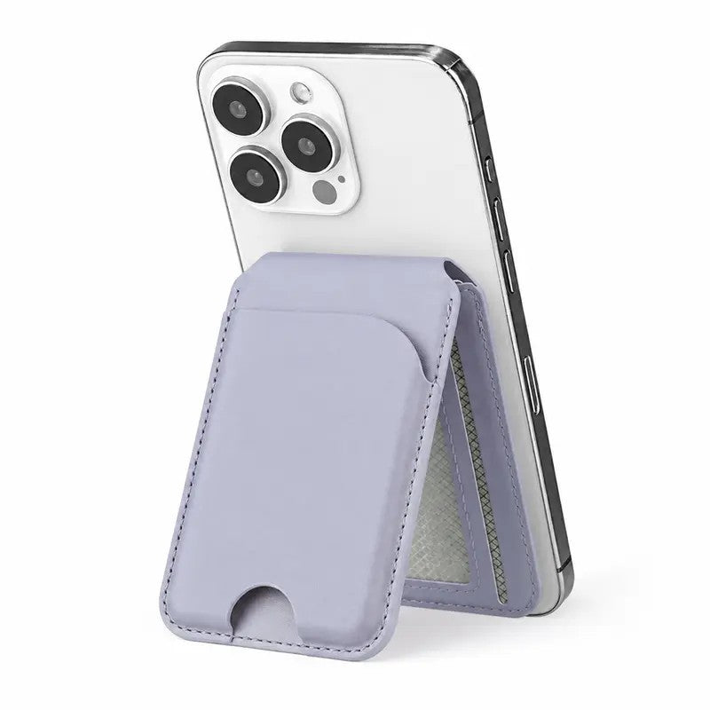 Magnetic Leather Card Wallet