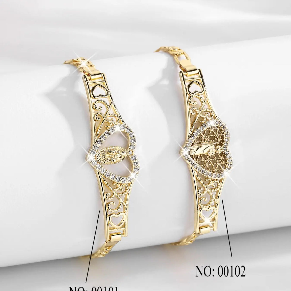 Heart Filigree Bracelet