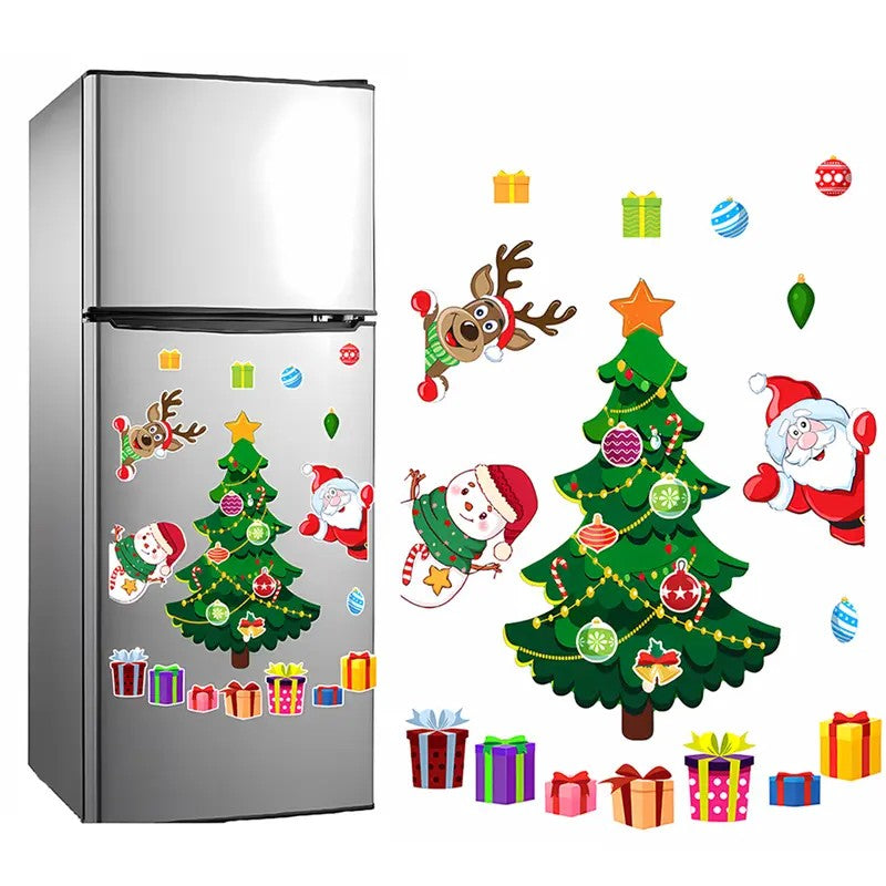 Christmas Holiday Magnet Set
