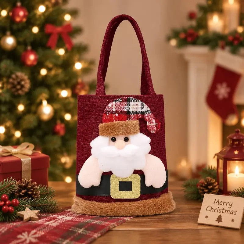 Santa Claus Holiday Tote Bag