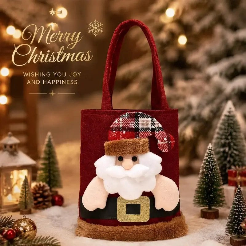 Santa Claus Holiday Tote Bag