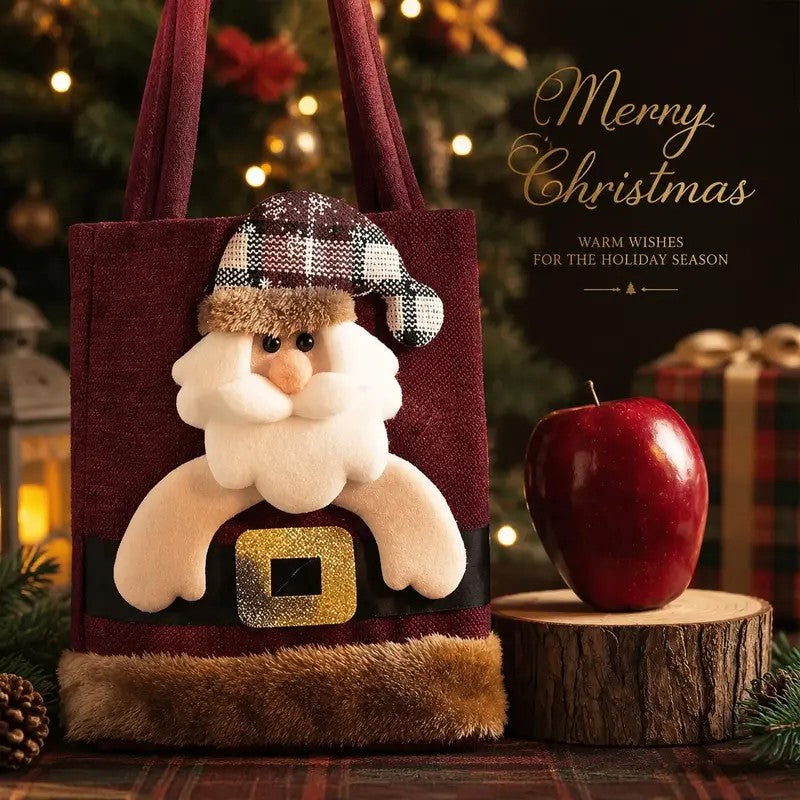 Santa Claus Holiday Tote Bag