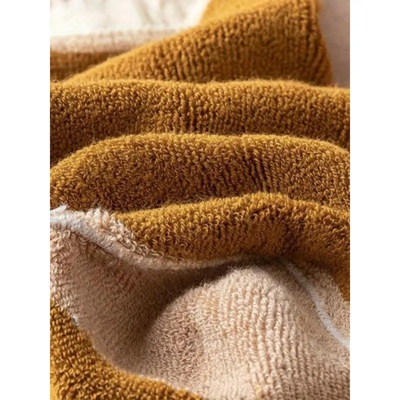 10-Pair Striped Block Color Sock Set