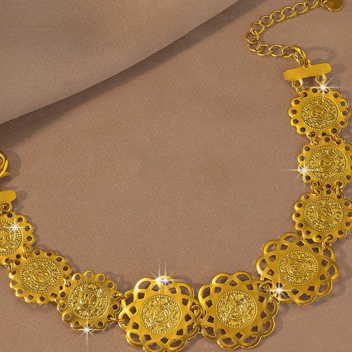 Antique Coin Sunburst Bracelet
