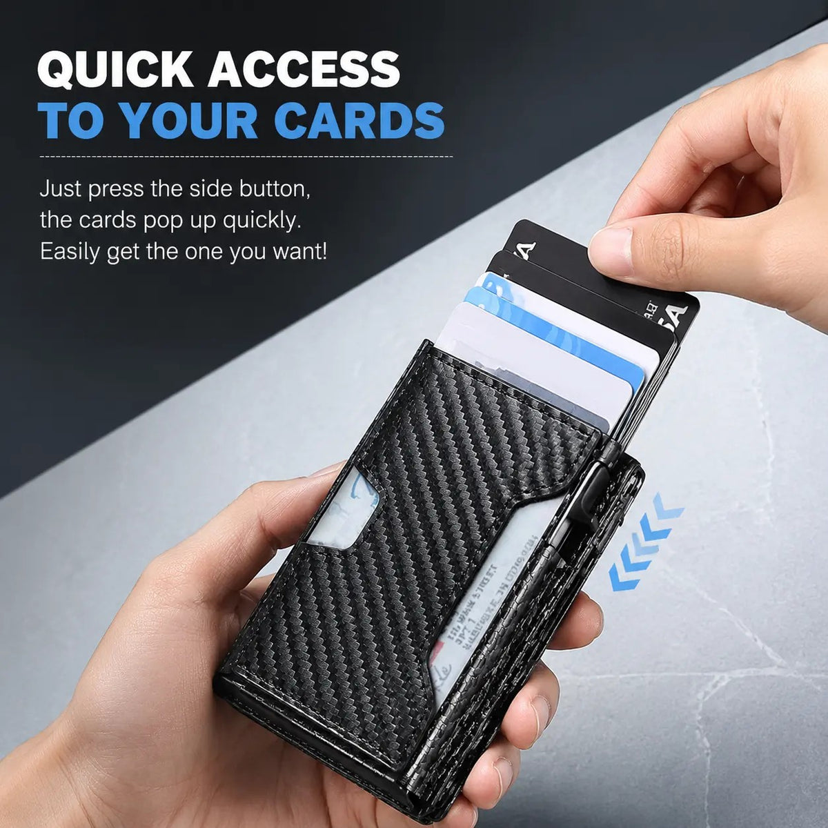 RFID Pop-Up Card Wallet