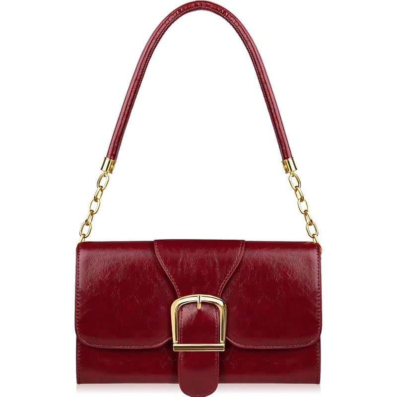 Buckle Chain Shoulder Bag