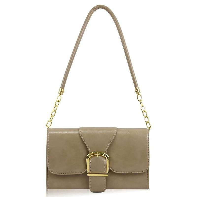 Buckle Chain Shoulder Bag