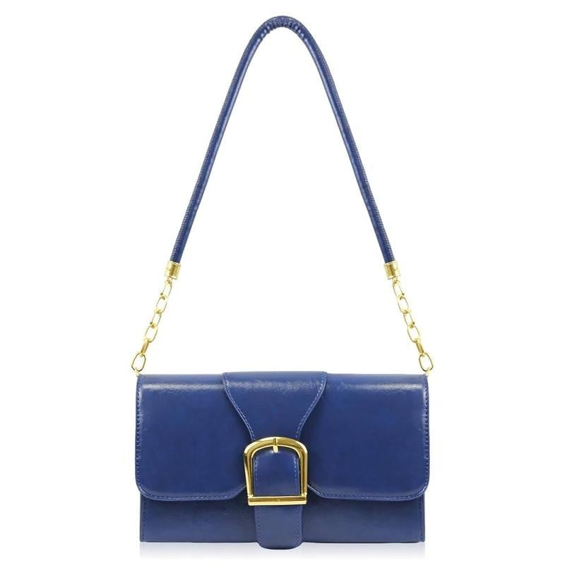 Buckle Chain Shoulder Bag