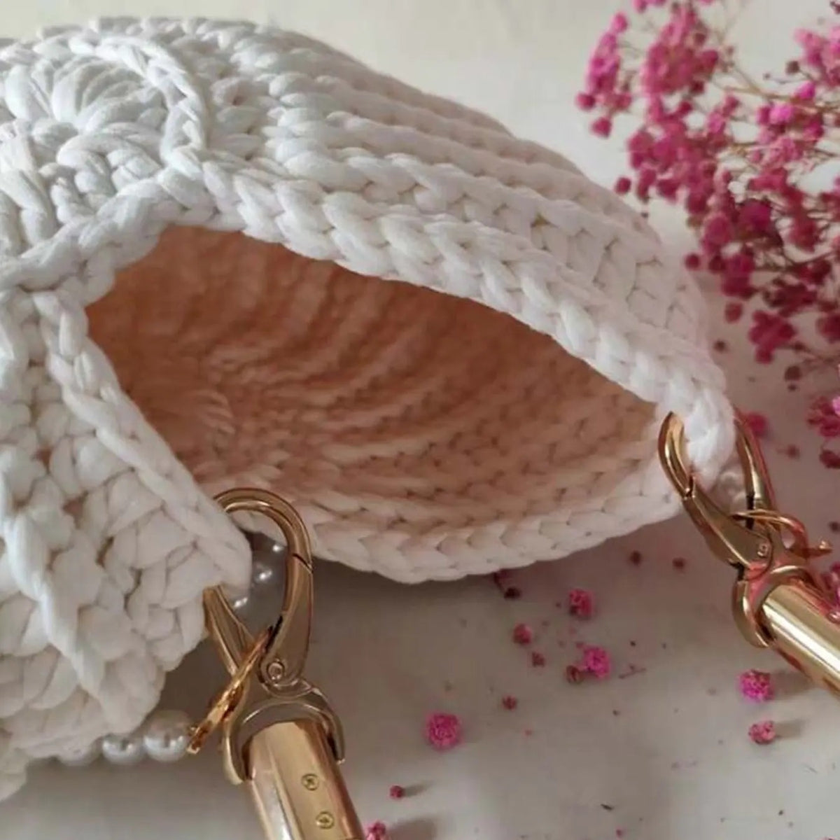 Crochet Shell Shoulder Bag