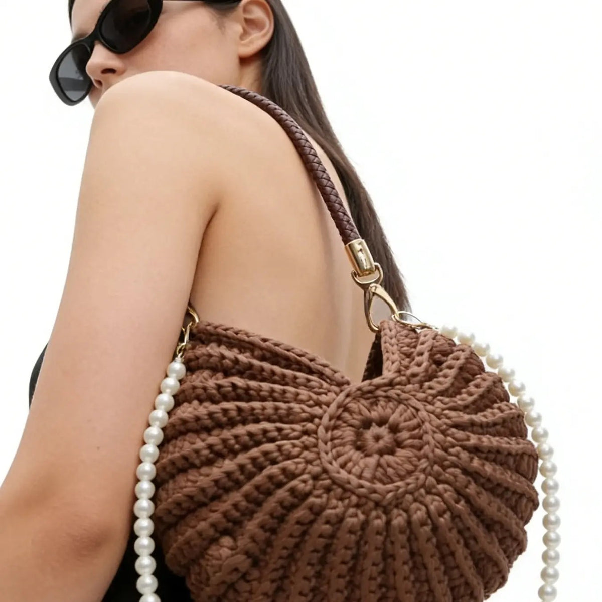 Crochet Shell Shoulder Bag