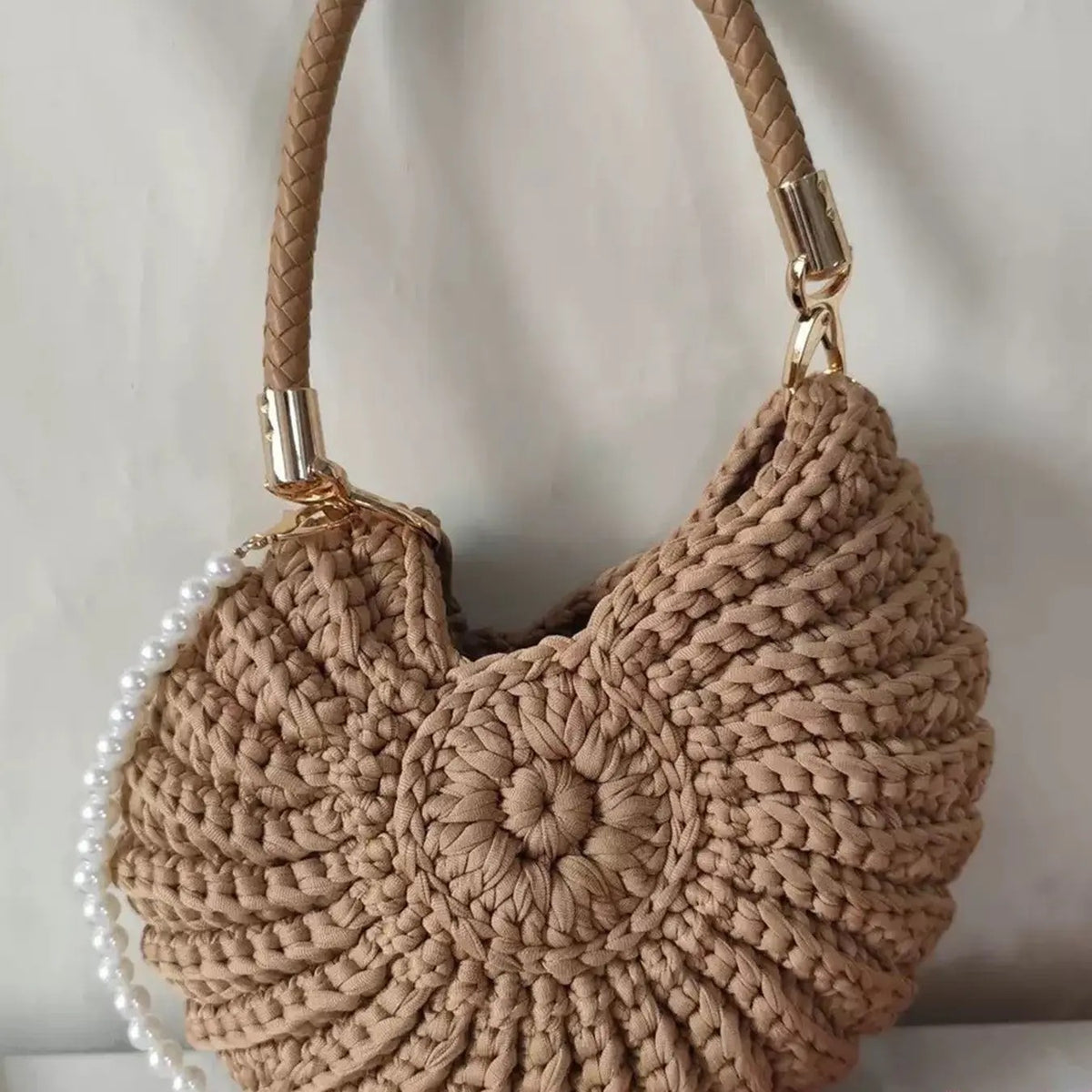 Crochet Shell Shoulder Bag