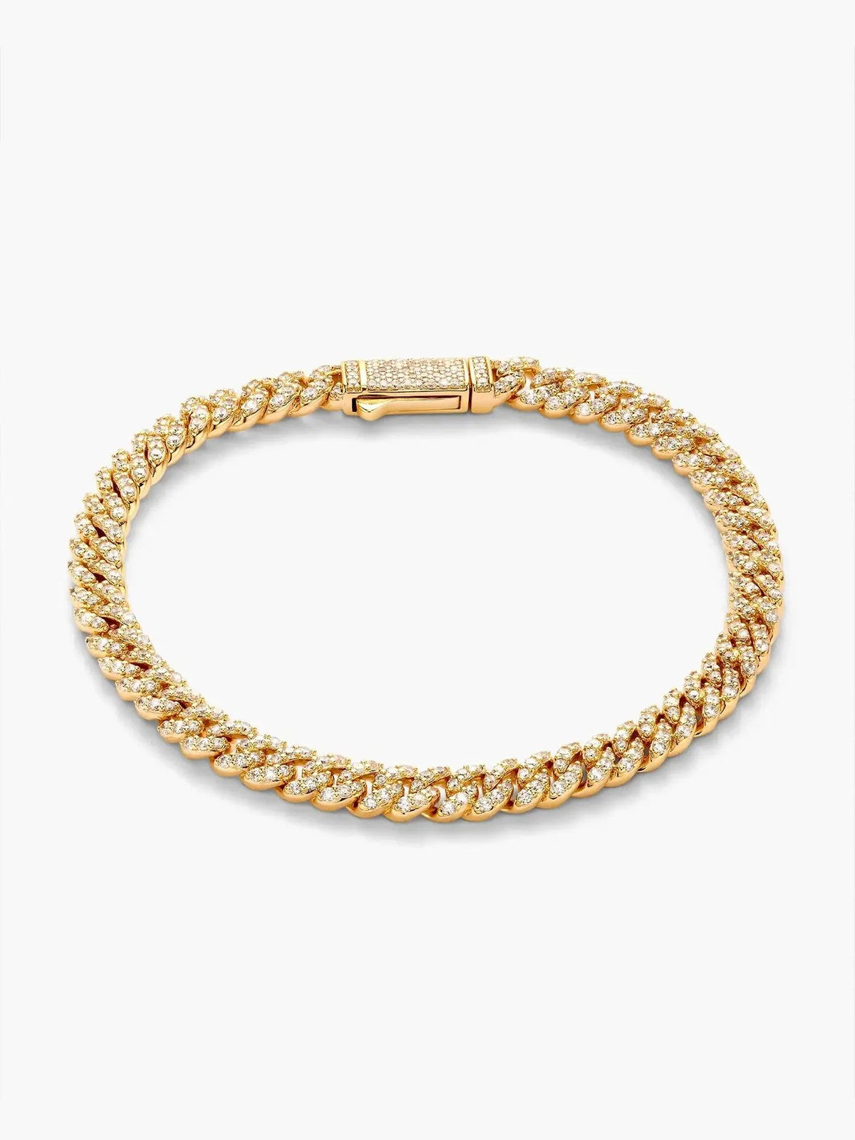 Pave Cuban Link Bracelet